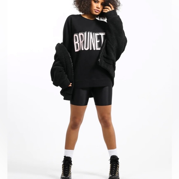 Brunette The Label Tops - Brunette The Label Big Sister Crewneck Sweatshirt